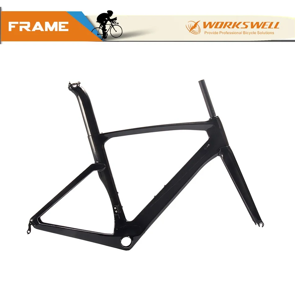 Perfect New coming super quality guaranted carbon road bicycle frame full carbon racing frame with Di2 2