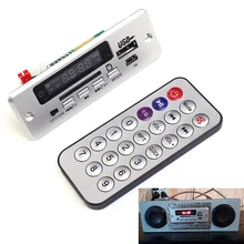 New Mini 5V MP3 Decoder Board Bluetooth Call Decoding Module MP3 WAV U-Disk & TF Card USB With 2*3W Amplifier Remote Controller