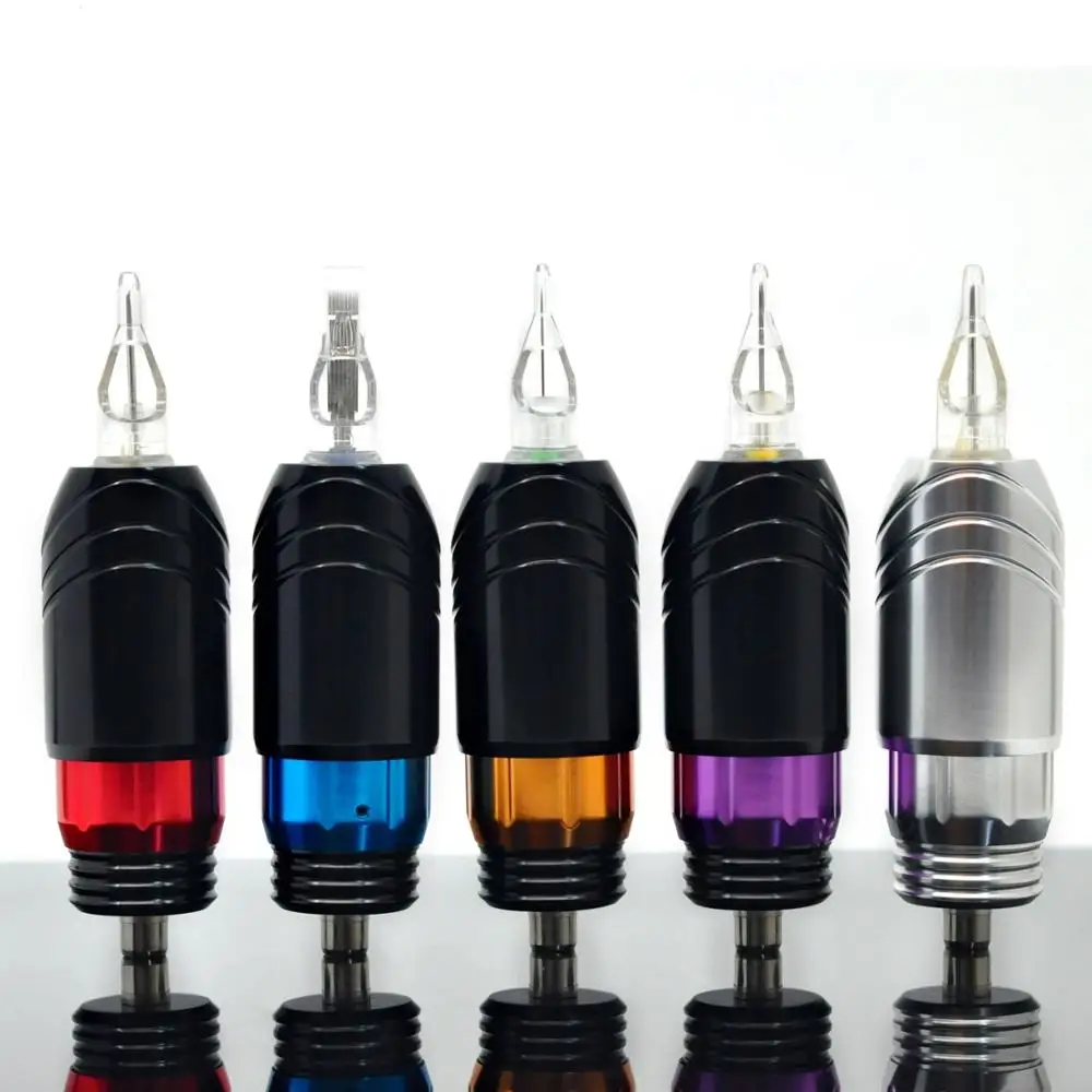 

Rotary Tattoo Machine Japan Motor Tattoo Gun Permanent Makeup Machine Pen Alloy Carved Short Pen Liner Shader for Tattoo Artists
