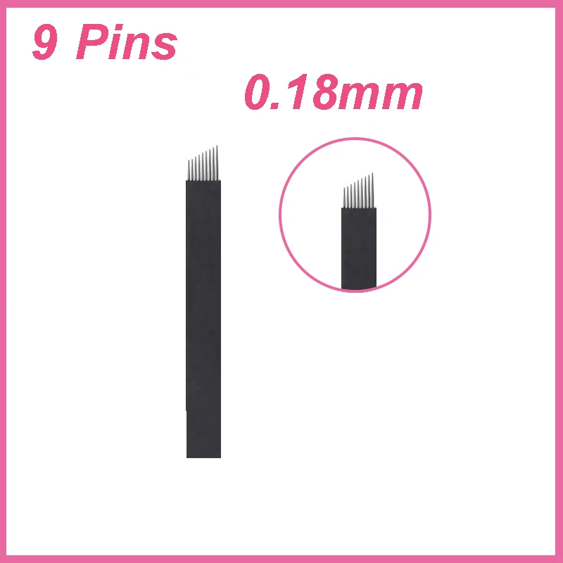 

Lamina Agulhas Tebori 7 9 11 12 14 Flex Tattoo Needle Microblading Needles Blade for Permanent Makeup Eyebrow Manual Eyebrow Pen