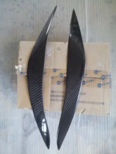 Carbon Fiber Headlight Covers Eyelids eyebrows Fit for BMW F10