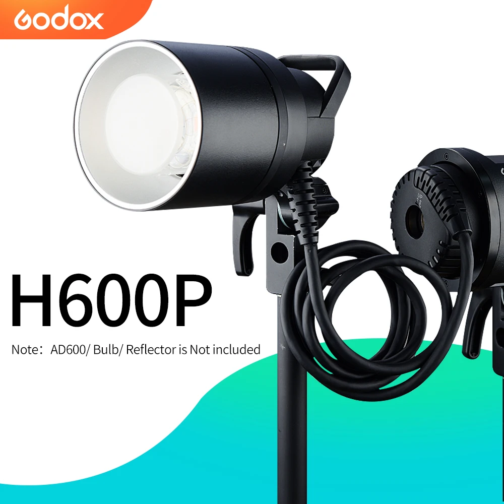 Флэш-головка для вспышки speedgodox H600P с креплением Bowens ручная удлинительная головка