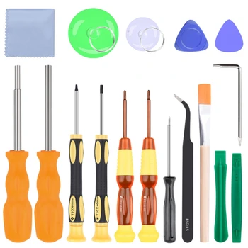 

Triwing Screwdriver,17 In 1 Professional Full Security Screwdriver Game Bit Repair Tool Kit Full Security For Switch Joycon Wi