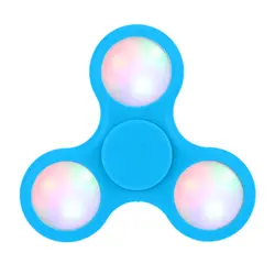 LED Непоседа ручной Spinner свет EDC палец Spinner Lumineux для взрослых детей аутизм СДВГ облегчение тревоги стресс handspinner