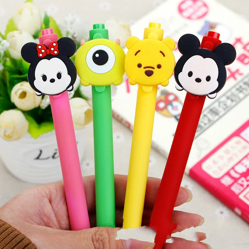 

48PCS Stationery Sugar-colored Gel Pen Press Neutral Pen 0.5 Mm Black Ink Signature Pen