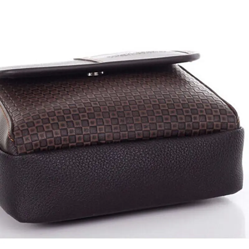 Lowest price 2017 New hot sale PU Leather Men Bag Fashion Men Messenger Bag small Business crossbody shoulder Bags   A40-293