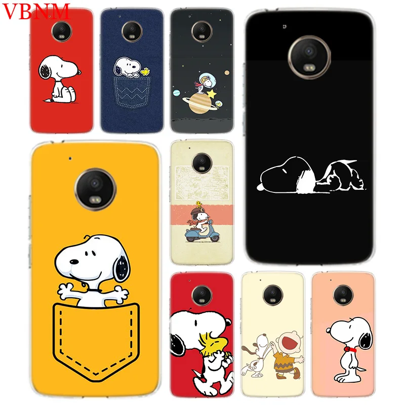 

Snoopys And Woodstocks Silicone TPU Patterned Case for Motorola G5 G5S G6 E4 E5 G7 Plus for Moto G4 E5 Play New Customized Cases
