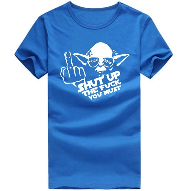 Новая модная мужская футболка с принтом «Звездные войны», Дарт Вейдер, ваш отец, мужская повседневная хлопковая футболка с коротким рукавом, размер S~ 2XL - Цвет: blue