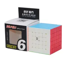 Qiyi кубик рубика Qifan S 6x6 волшебный куб Puzzl игрушка, 6x6x6 Профессиональный скоростной куб обучающий игрушки Чемпион соревновательный куб