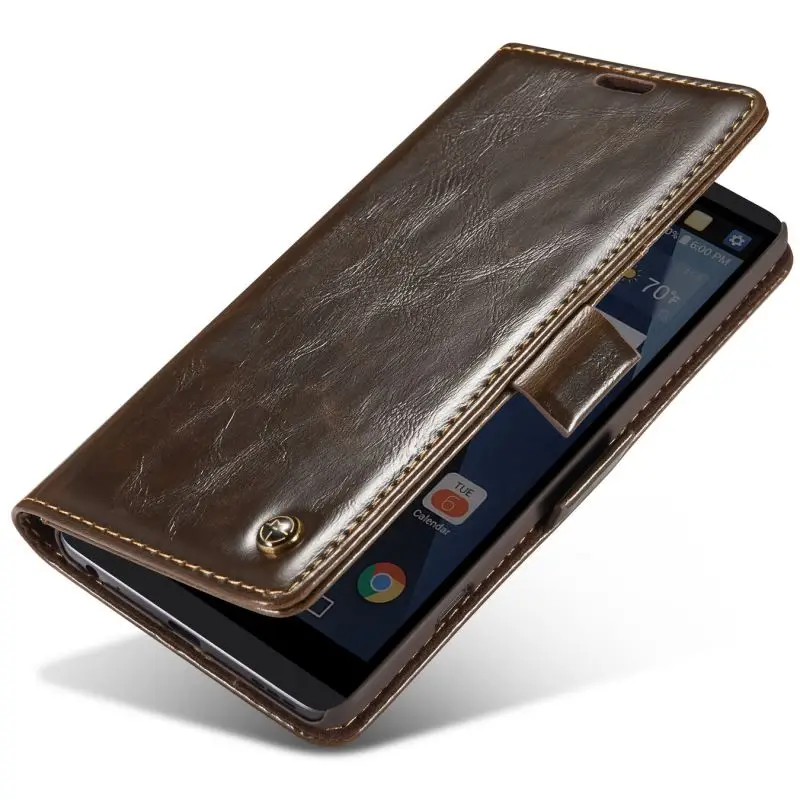 

Luxury Wallet Fundas Case For LG G6 G5 G4 V20 V10 Retro Simple Style Cover Case Coque Capa Caseme