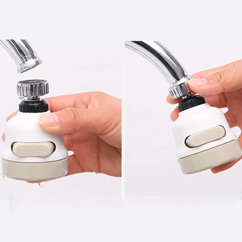 Pressurized 3 Modes Water Saving ABS Faucet Aerators Water Tap Nozzle Filter splash-proof Faucets bubbler for Kitchen Bathroom