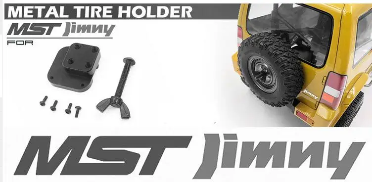 

MST JIMNY spare wheel Rack bucket for 1/10 CRALWER TRUCK SCX10 AXIAL RC8WD D90 D110 TAMIYA CC01 CROSS RC CAPO jjRAXXAS HSP HPI