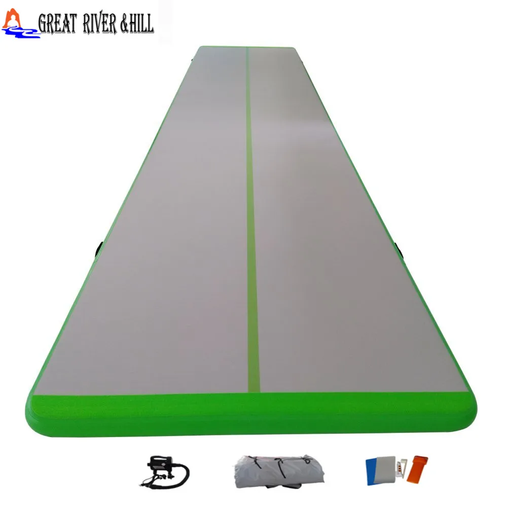 cheap inflatable gym tumbling mat for kids outdoor training air track