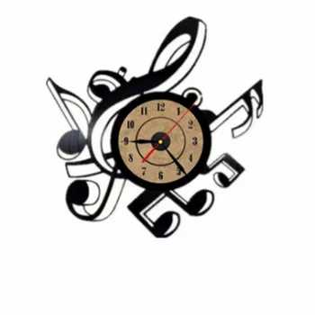 

Musical Themes Wall Clock Vintage Retro Vinyl Musical Themes CD Record Clock Large 3D Home Decor Watch Living Room Wall Clock