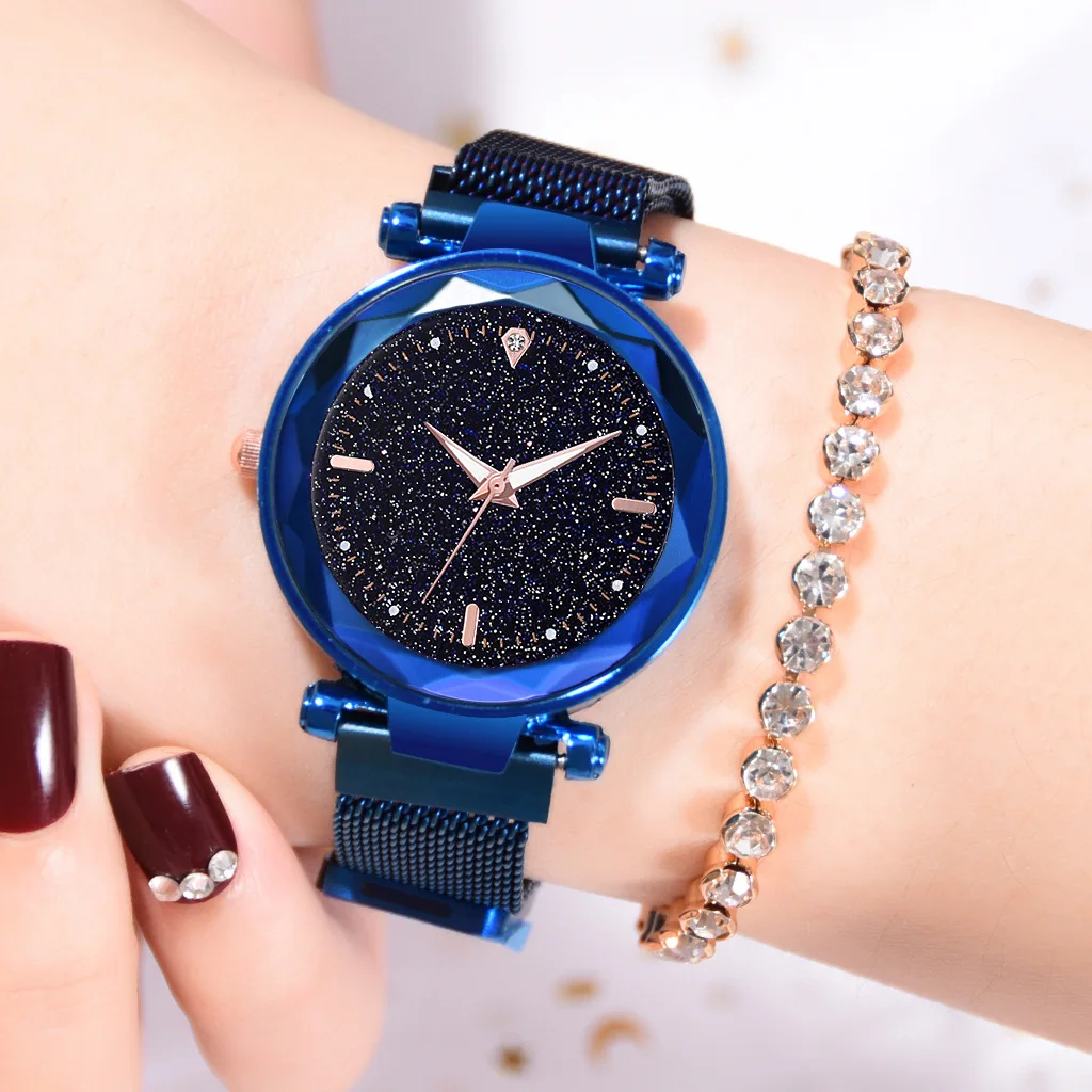 

Luxury Women Watches 2019 Ladies Watch Starry Sky Magnetic Waterproof Female Wristwatch Luminous reloj mujer relogio feminino