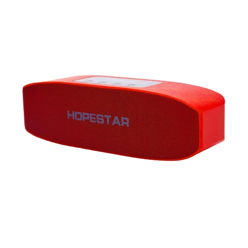 HOPESTAR H11 Bluetooth беспроводной динамик Hifi Саундбар двойной бас стерео Поддержка USB TF AUX FM с зарядным устройством для телефона - Цвет: Красный