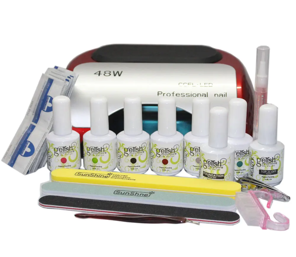 ATT 136 New Arrival Nail Art Manicure Tools48W Led ccfl Lamp 6Colors 
