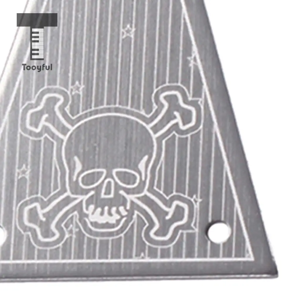 Tooyful Truss Rod Cover Plate with 3 Pcs Mounting Screws for Jackson Electric Guitar