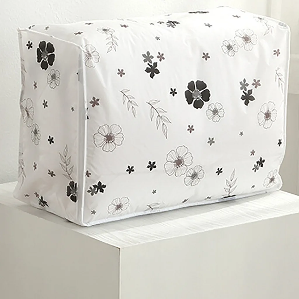 Foldable Storage Bag Clothes Blanket Quilt Closet Sweater Organizer Box Pouches Printed quilt bag quilt bag A30313