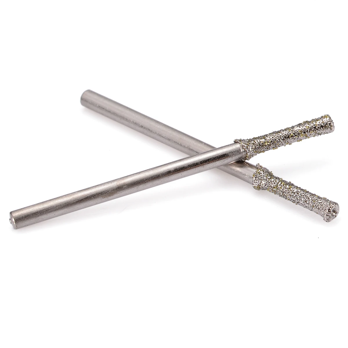 20Pcs Diameter 2mm Electroplated Diamond Coated Hole Saw Drill Solid Bits for Jewelry Gems Glass Tile Ceramic Marble Granite