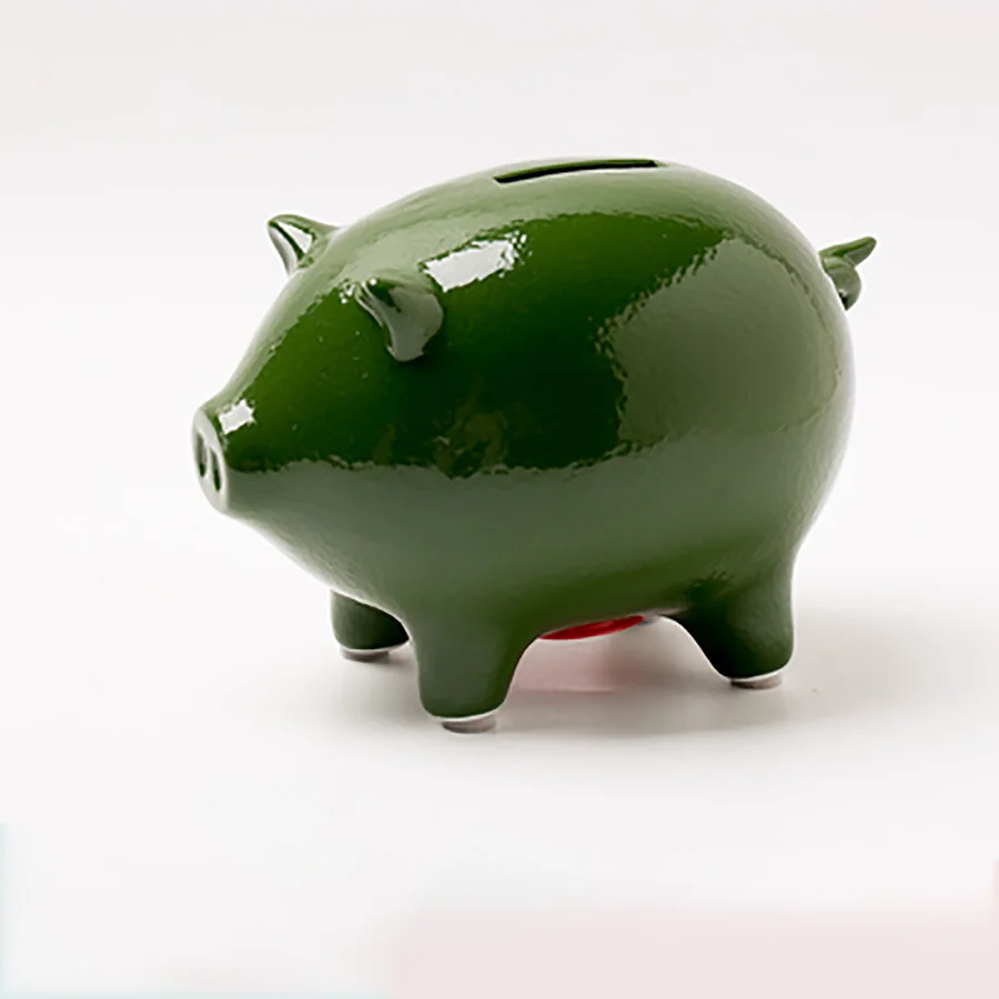 

Ceramic Pig Child Piggy Bank Creative Home Decor Piggy Bank Safe Money Box Money Bank Digital Coin Counting Money Jar LZL083