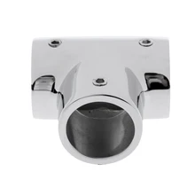 Полированный 1 дюйм 90 ° 316 морской из нержавеющей стали тройник аппаратная твердая лодка поручни фитинги