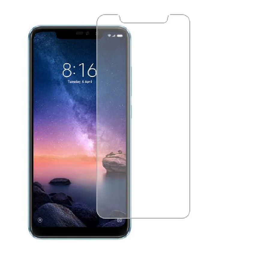 Для Xiaomi Redmi Note 6 Pro закаленное стекло ультратонкая пленка Взрывозащищенный Флим