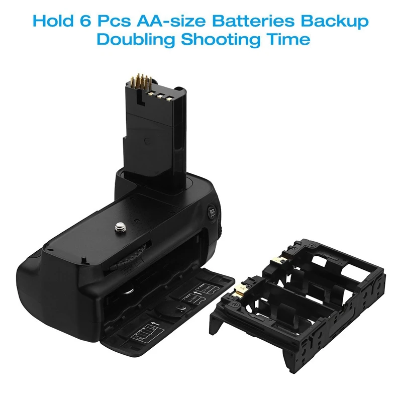 MB-D80 Battery Grip For Nikon D80/D90 Camera Work With EN-EL3e Battery Or 6 AA-Size Battery