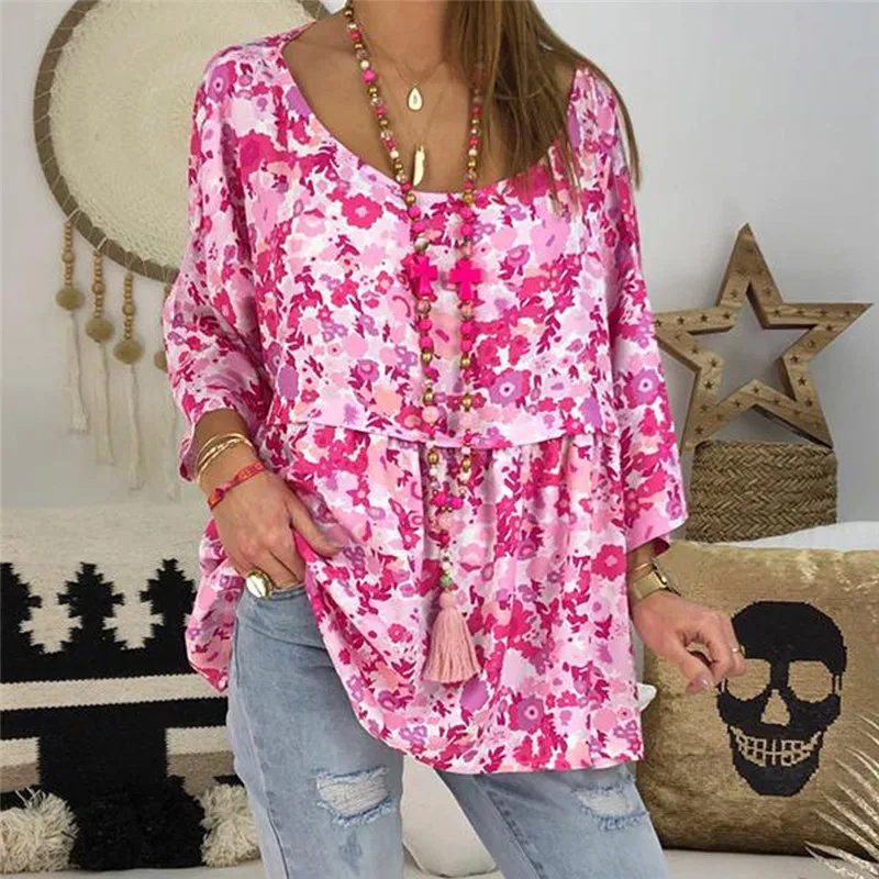 boho floral shirt