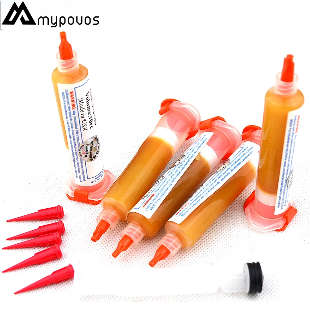 

5Pcs/lot NC-559-ASM-UV 559 10CC PCB BGA Soldering Paste Flux Solder Ball Flux Paste +Needles +Squeeze tube Free shipping