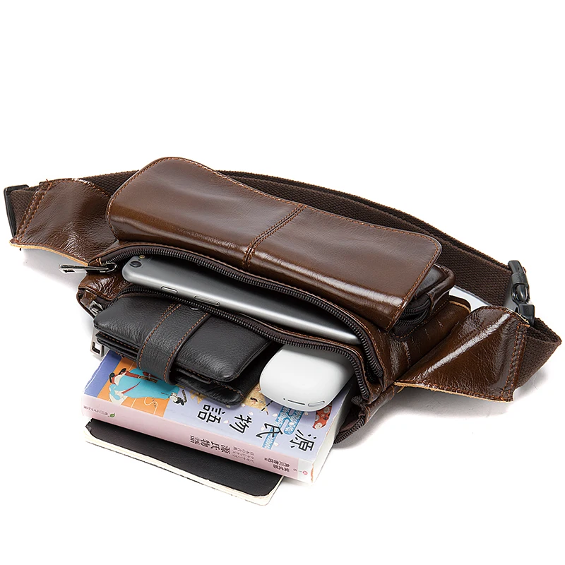 MVA Сумки на пояс из натуральной кожи, поясная сумка, мужская сумка для телефона, сумка на пояс для путешествий, мужская кожаная маленькая поясная сумка 8827