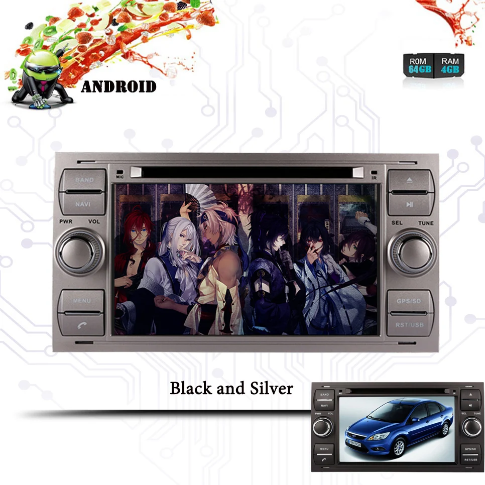 Discount 3/4G SIM LTE Octa 8 Core Android 9.0 For Ford Mondeo S-max Focus C-MAX Car DVD Player GPS Navi Radio WIFI 4G BT 4GB RAM 64G ROM 4