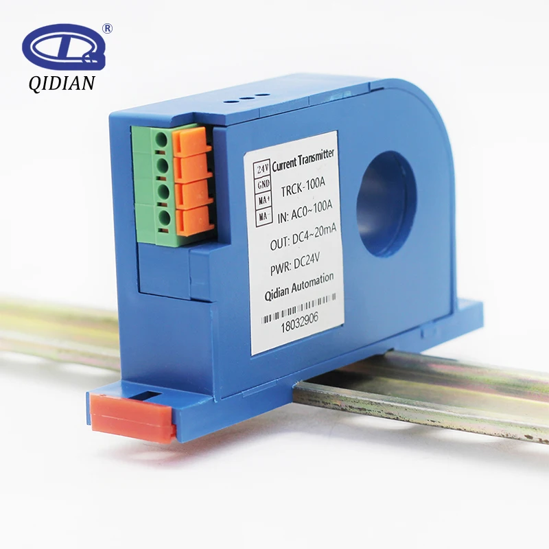 

JXK-10 AC Current measurement Transmitter Segregated Hall Sensor transducer Converter 0-5 100 200Aoutput4-20mA
