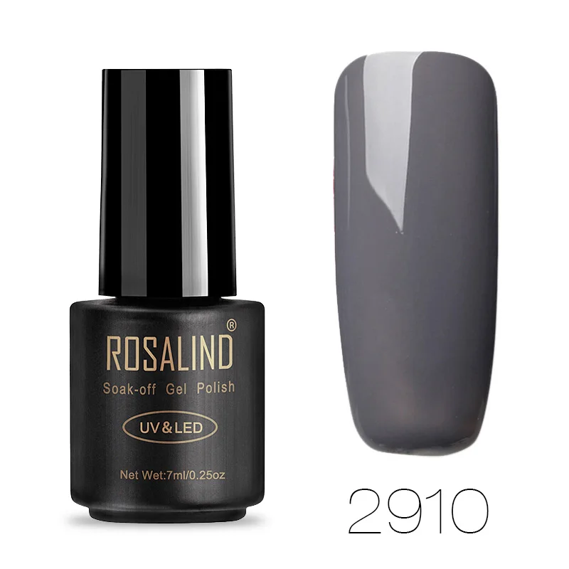 ROSALIND набор гель-лаков для ногтей гель Лаки 7 мл дизайн ногтей Маникюр УФ лампа поли гель для ногтей впитать ногти аксессуары - Цвет: RA2910