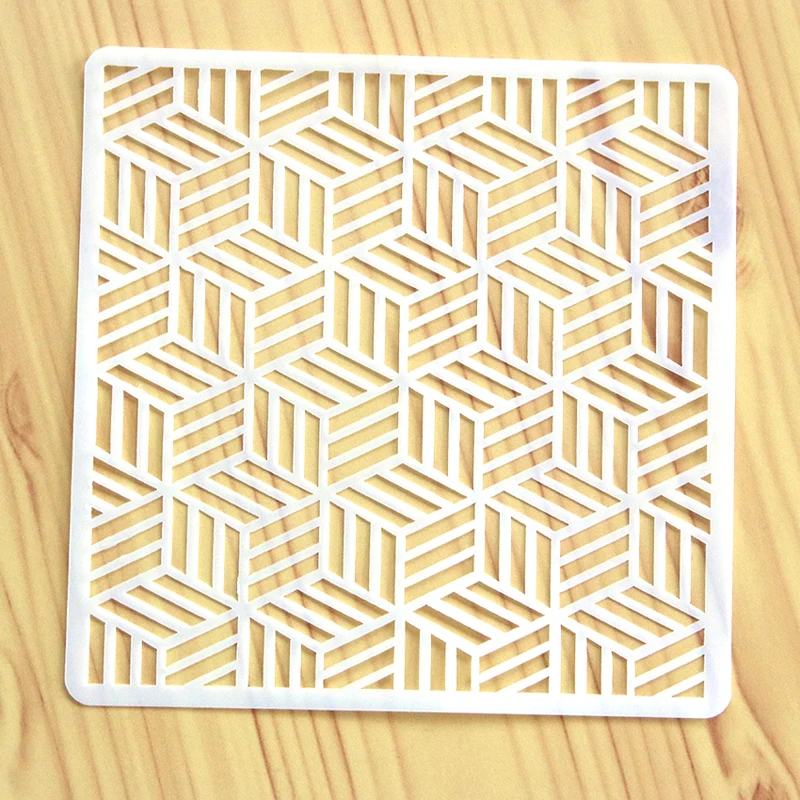 

1pc Stencils Grid Template Drawing Paper Craft Stencils Painting Tools Photo Album Scrapbooking Bullet Journal Stencils Decor