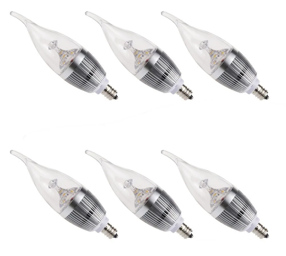 20pcs LED candle dimmable E12 9W 110V 220V LED Candle Light LED bulb lamp LED spot Light