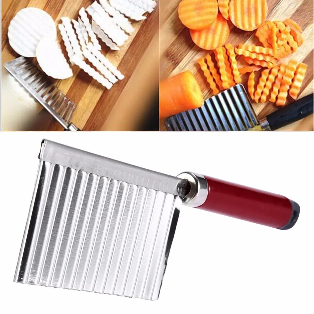 Potato Spiral Cutter Wavy Cutter Slicer Knife Vegetable Cutter Potato