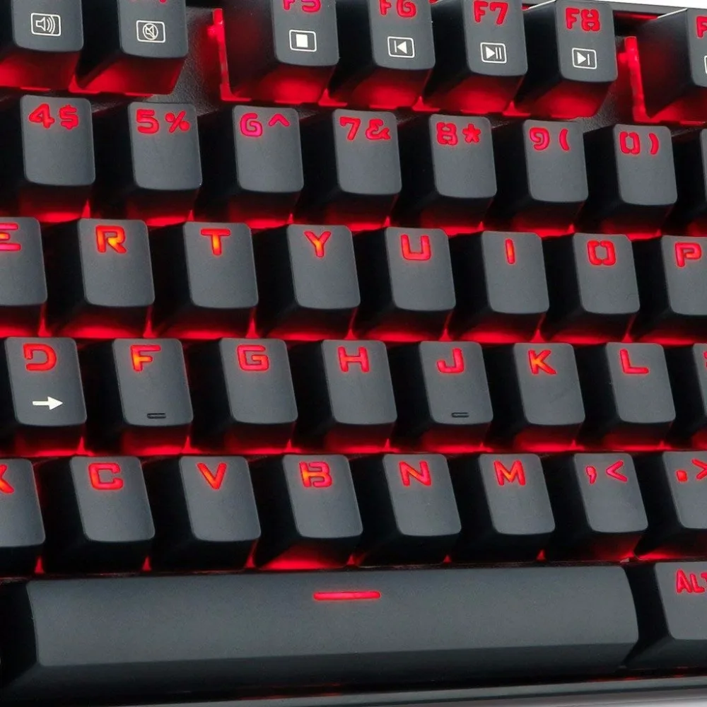 Redragon K552-BA Gaming Keyboard И Мышь, Мышь коврик комбо, светодиодный Механическая игровая клавиатура с подсветкой клавиш, 87 клавиш ПК игровая клавиатура