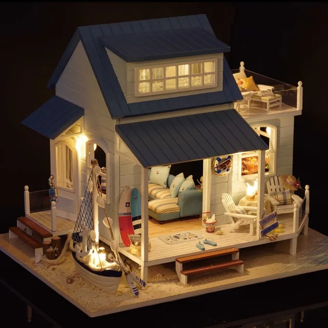 D'origine 3d diy Mer Des Caraïbes grand Océan villa plage