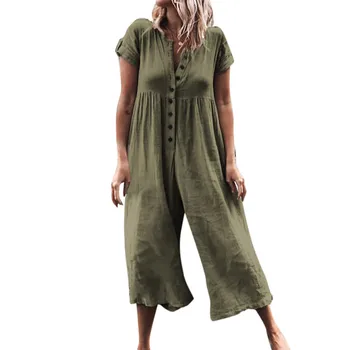 

2019 Overalls For Women 2019 Women Casual Key Lose Overalls Short Slim Fit Body Overall