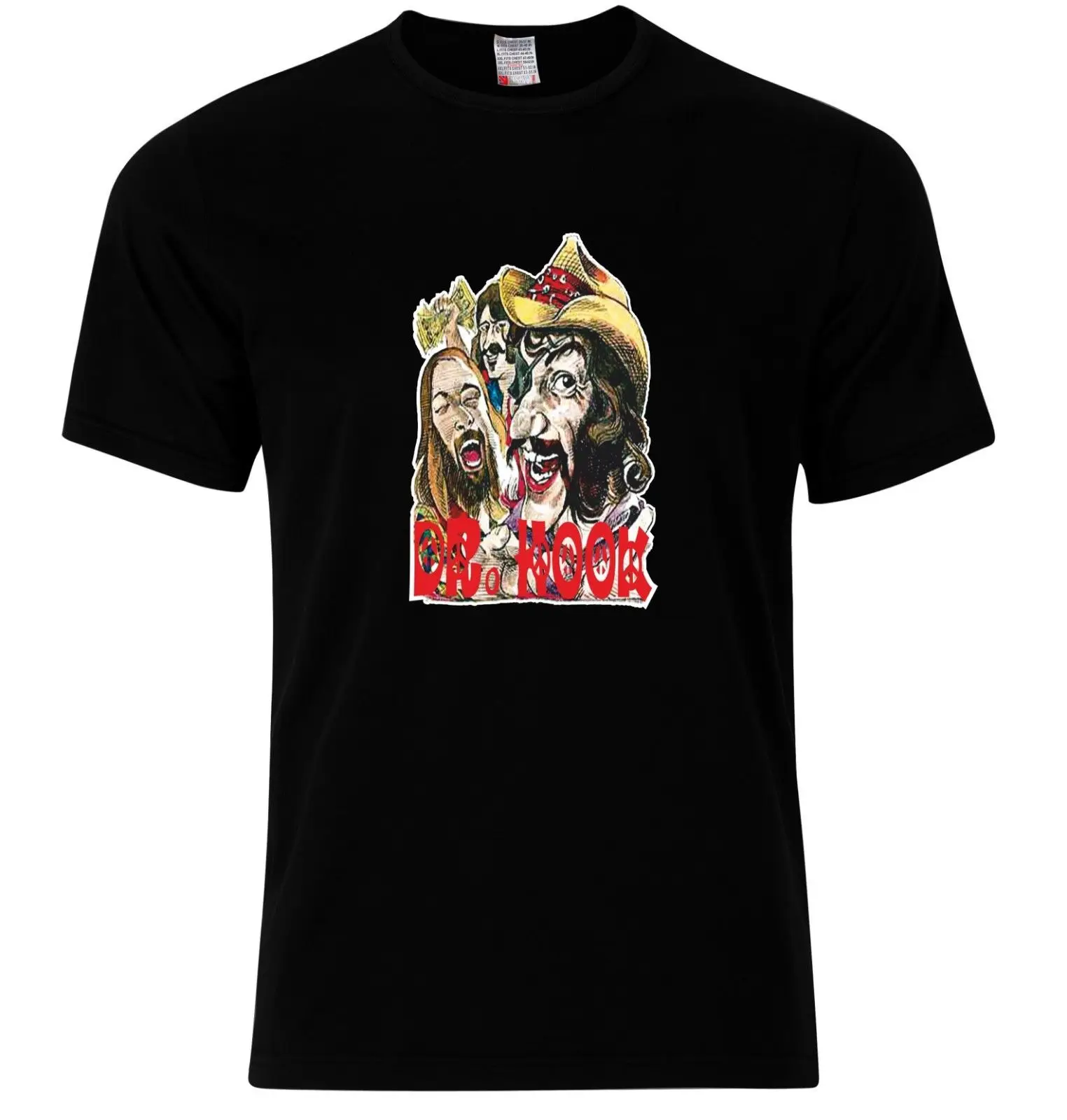 Ретро футболка DR HOOK Рок Музыкальная Группа 70-х 80 &quotДоктор крюк и медицина шоу для