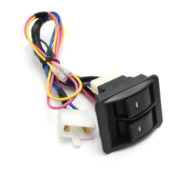 

6Pcs 12V Car Window Switch Electric Power Window Switch Button Kit Glass Lifter With Installation Wiring Universal