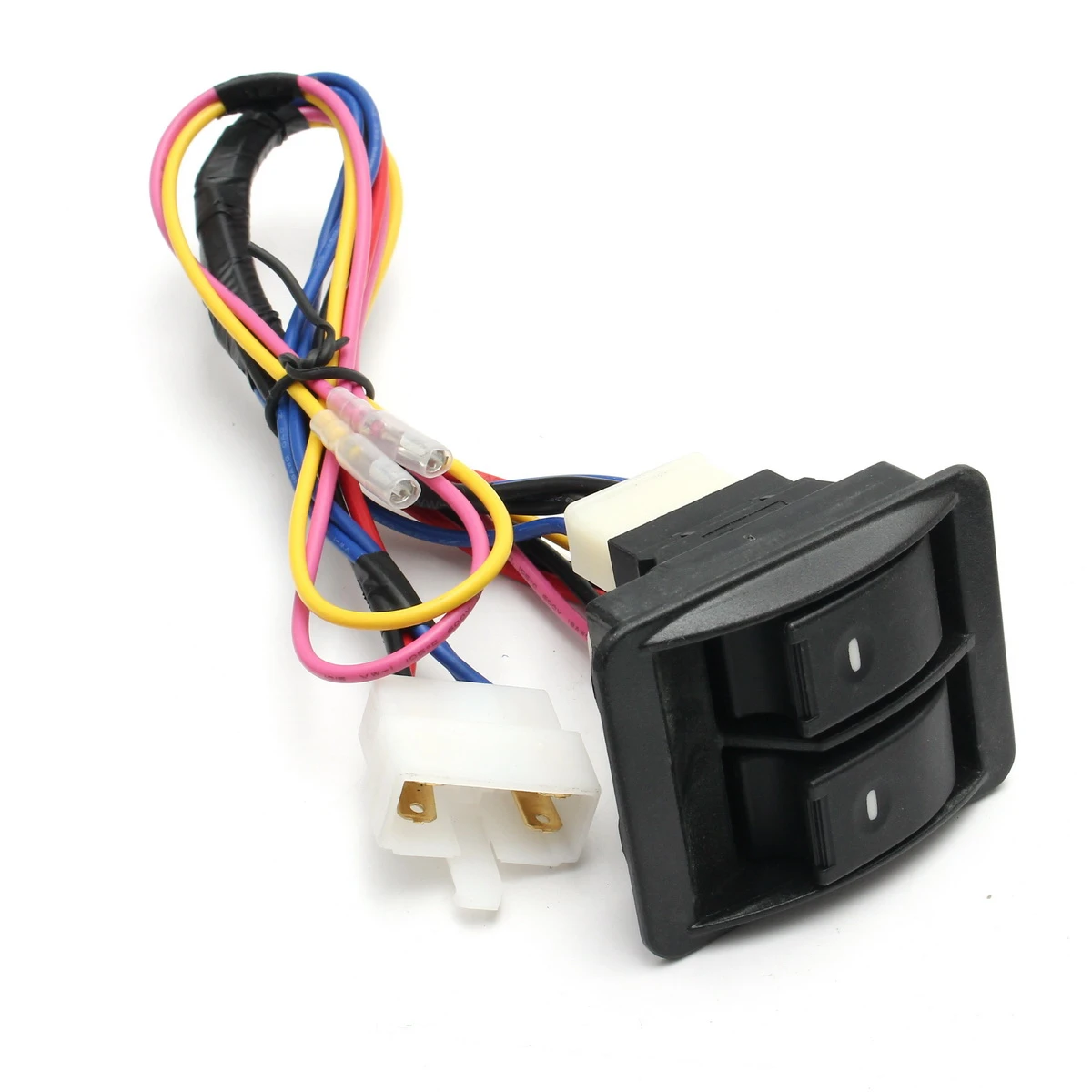 RKURCK DC 12V Momentary 5 Pins Power Window Glass Lift Switch Button for Car Auto Panel Mount 2Pcs RKURCK DC 12V Momentary 5 Pins Power Window Glass Lift Switch Button for Car Auto Panel Mount 2Pcs