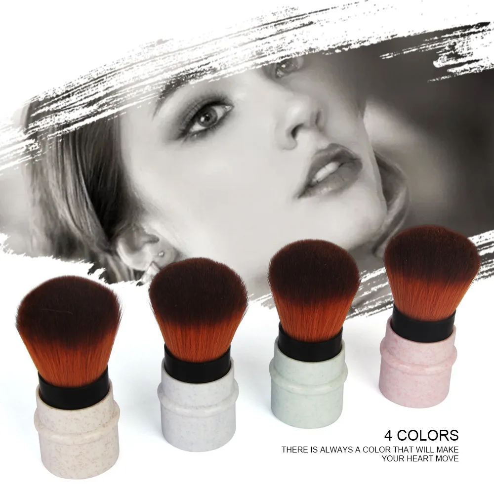 

Fashion Multi-use Makeup Brush Marble Lines Professionals Women Make Up Brush Metal Lid Cosmetic Blush Powder Concealer Blush