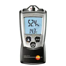 Testo 610 удобный измеритель влажности и температуры, расчет точки росы и влажная лампочка, 0560 0610