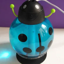 GX02-15, маленький божья коровка увлажнитель воздуха для автомобиля с USB инкубаторный диффузор светодиодный мини увлажнитель воздуха портативный водяной ароматический увлажнитель воздуха