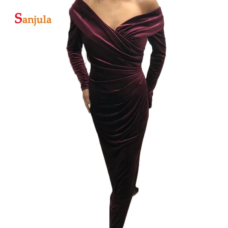 Velvet Mother Of The Bride Dresses 
