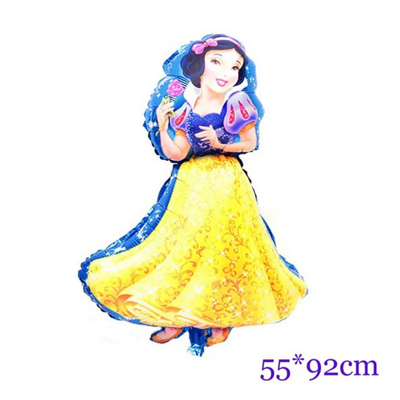 

1pc large princess balloons 92*55cm Snow White foil balloons for birthday balloons Snow White princess party ballons