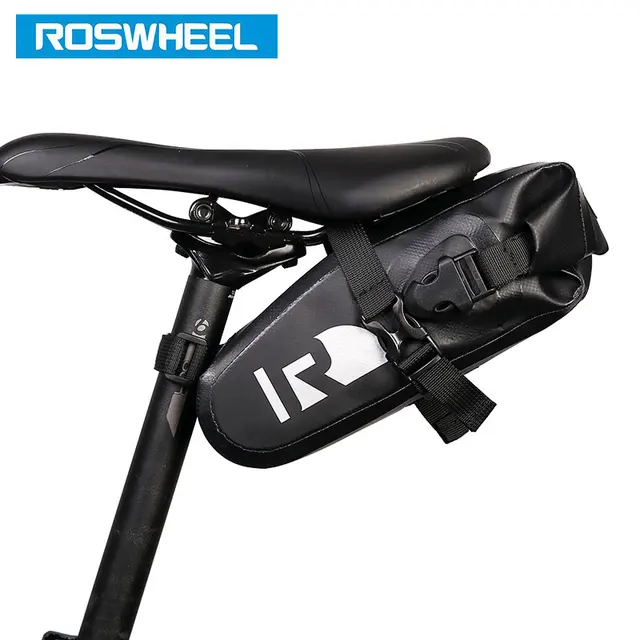 ROSWHEEL Attack 131363 Bicycle Seatpost Bag Bicycle Saddle Seat Storage Pannier Cycling MTB
