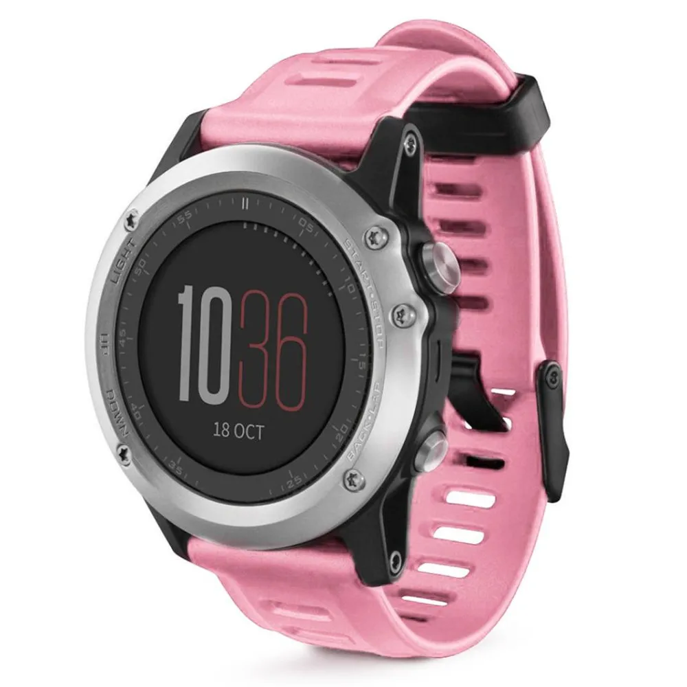 26 мм Открытый спортивные силиконовые часы ремешок для Garmin Fenix 3HR/3 замена часы ремешок для Garmin Fenix 3 HR/Fenix 5X ремешок для часов